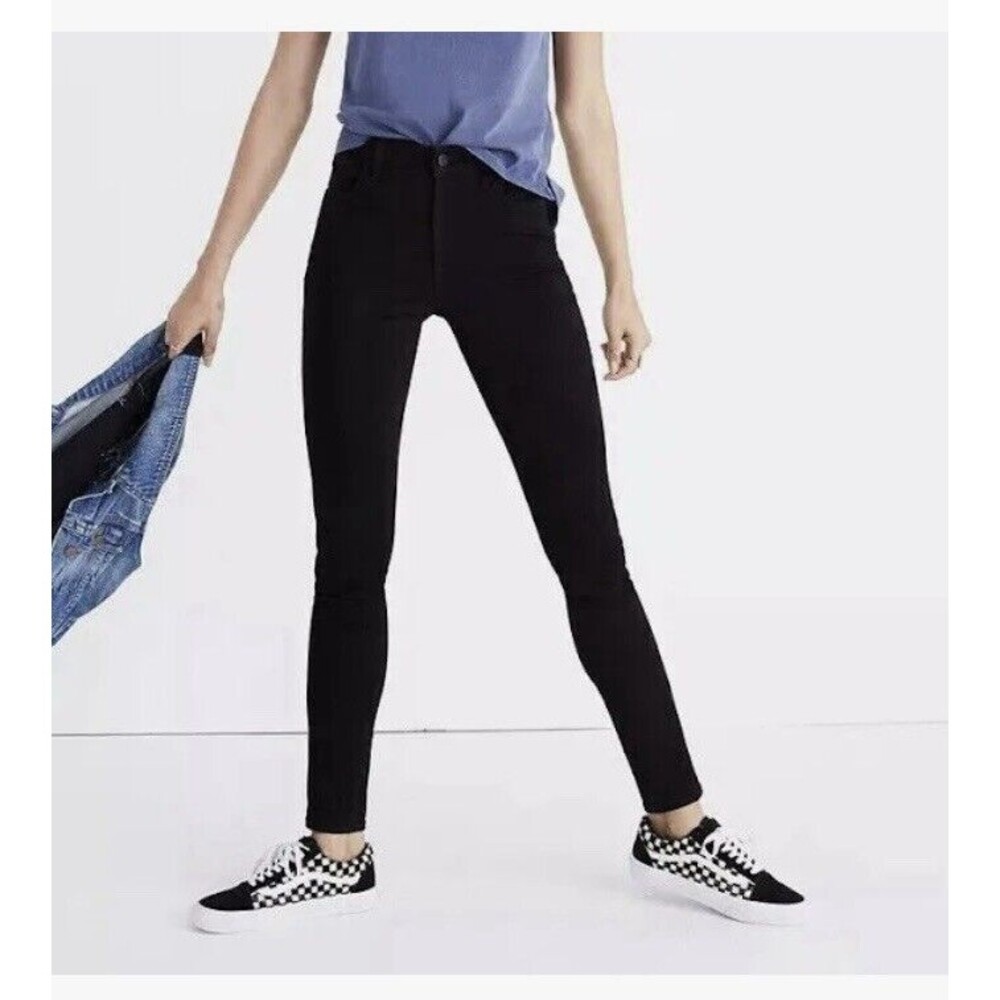 Madewell Roadtripper High-Rise Women's Black Stretch Denim Jeans Size 24